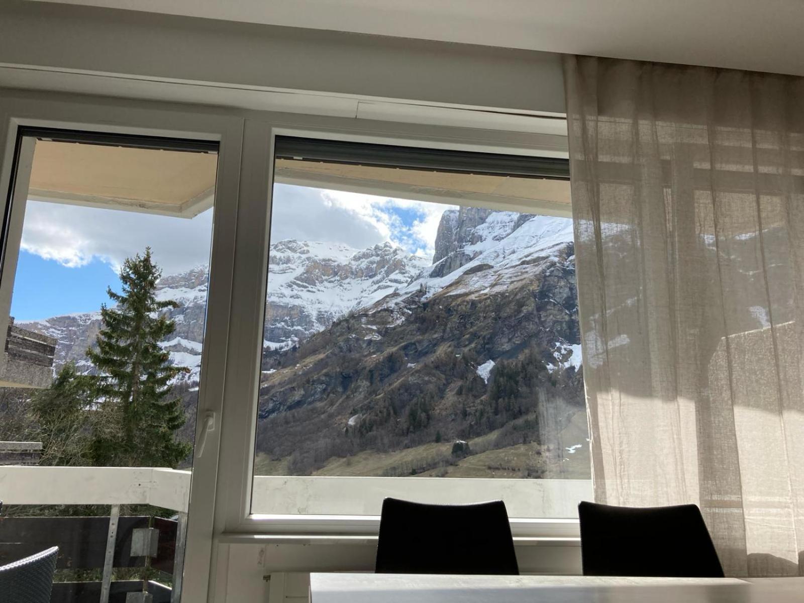 Flaminia Wohnung 15 - Best View And Free Parking! Leukerbad Luaran gambar